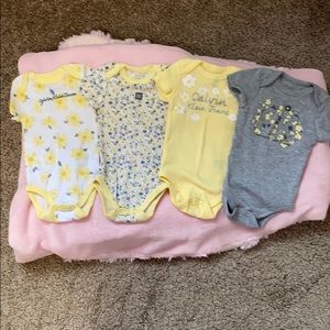 Baby girls CK onesies